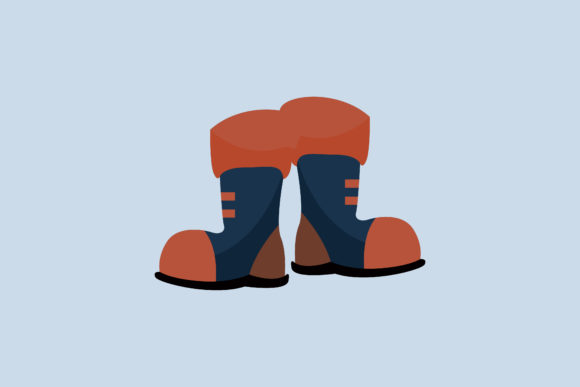 Download Christmas Nice  Santa Shoes Vector - Santa Collection