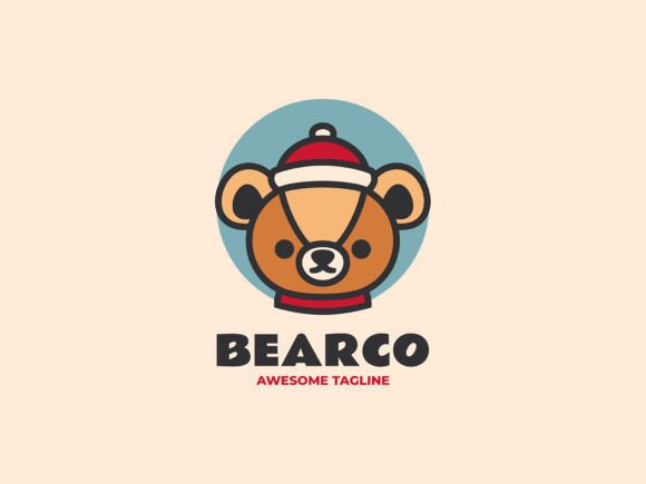 Download Bear Mascot Cartoon Logo - Bear Collection