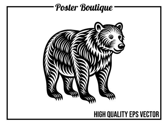 Download Bear Graphic Vector EPS - Bear Collection
