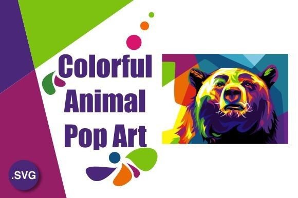 Download Colorful Bear Illustration - Bear Collection