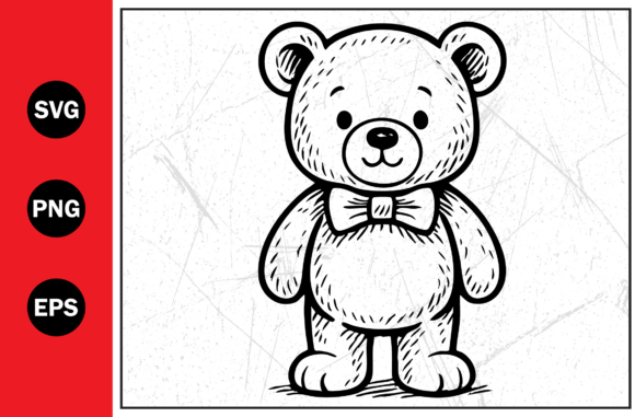 Download Teddy Bear Illustration Silhouette Svg - Bear Collection